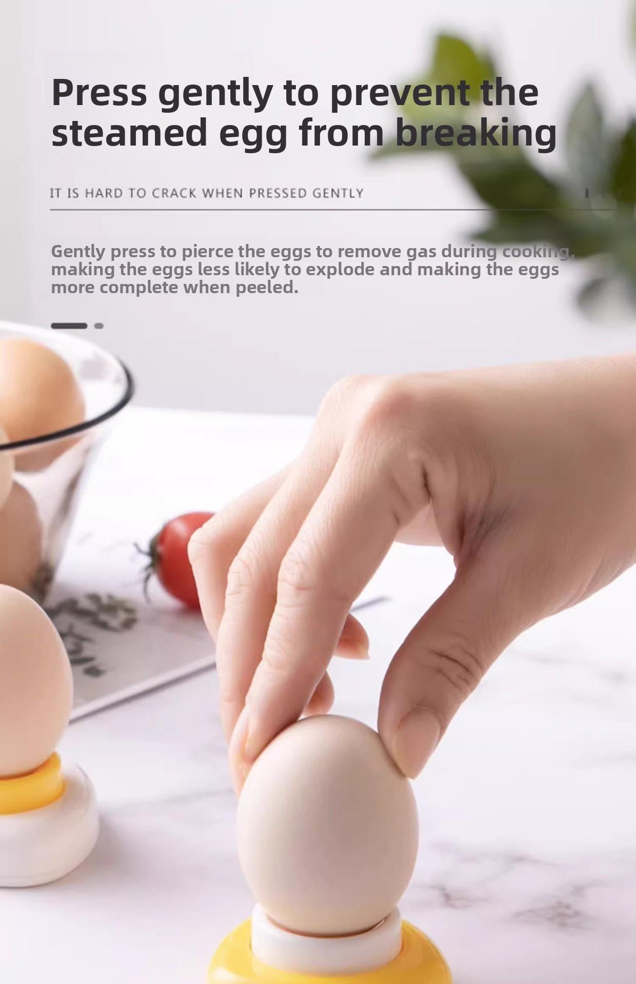 Kitchen Egg Hole Puncher Anti-burst Design for Boiled & Steamed Eggs Multifunctional Household Tool Compact Practical Easy to Use Kitchen Egg Hole Puncher Anti-burst Design for Boiled & Steamed Eggs Multifunctional Household Tool Compact Practical Easy to Use