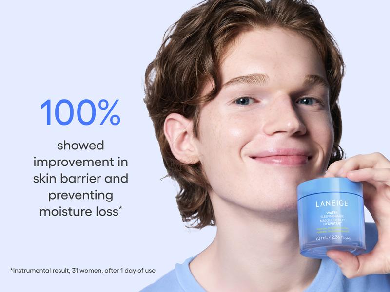 Laneige Water Sleeping Mask, Korean Skincare, Brightening, Hydrating Overnight Mask