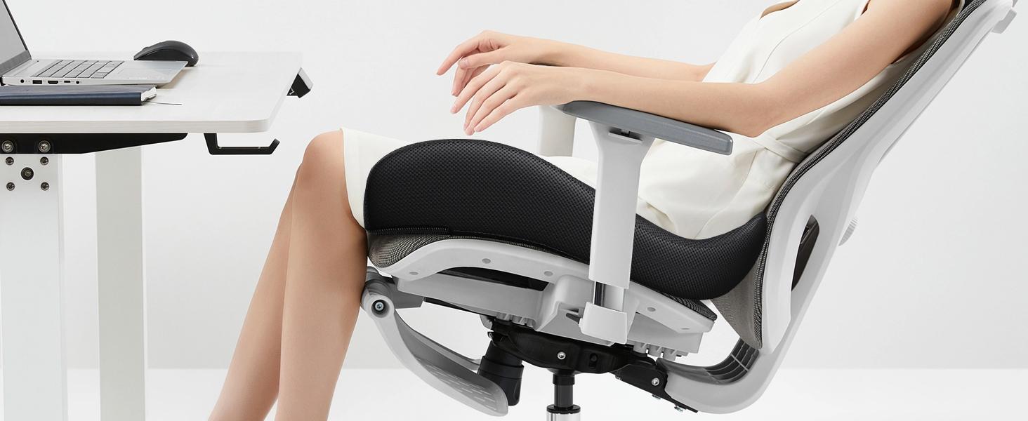 【Clearance Sale】Benazcap Non-Slip Ergonomic Memory Foam Seat Cushion for Office Gaming Chair & Car,Pressure Sciatica Pain for Long Drives,Washable Cover, Back & Leg Support, Ideal Gift