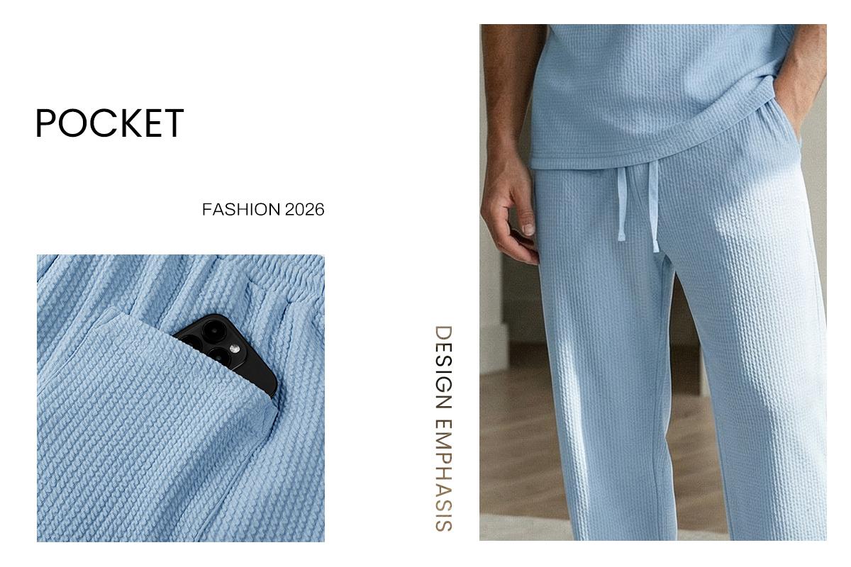 JMIERR Mens 2 Piece Rib Knit Sweatsuit Summer Sleeveless Tank Top Baggy Wide Leg Pants Set Vacation Beach Outfit for Men