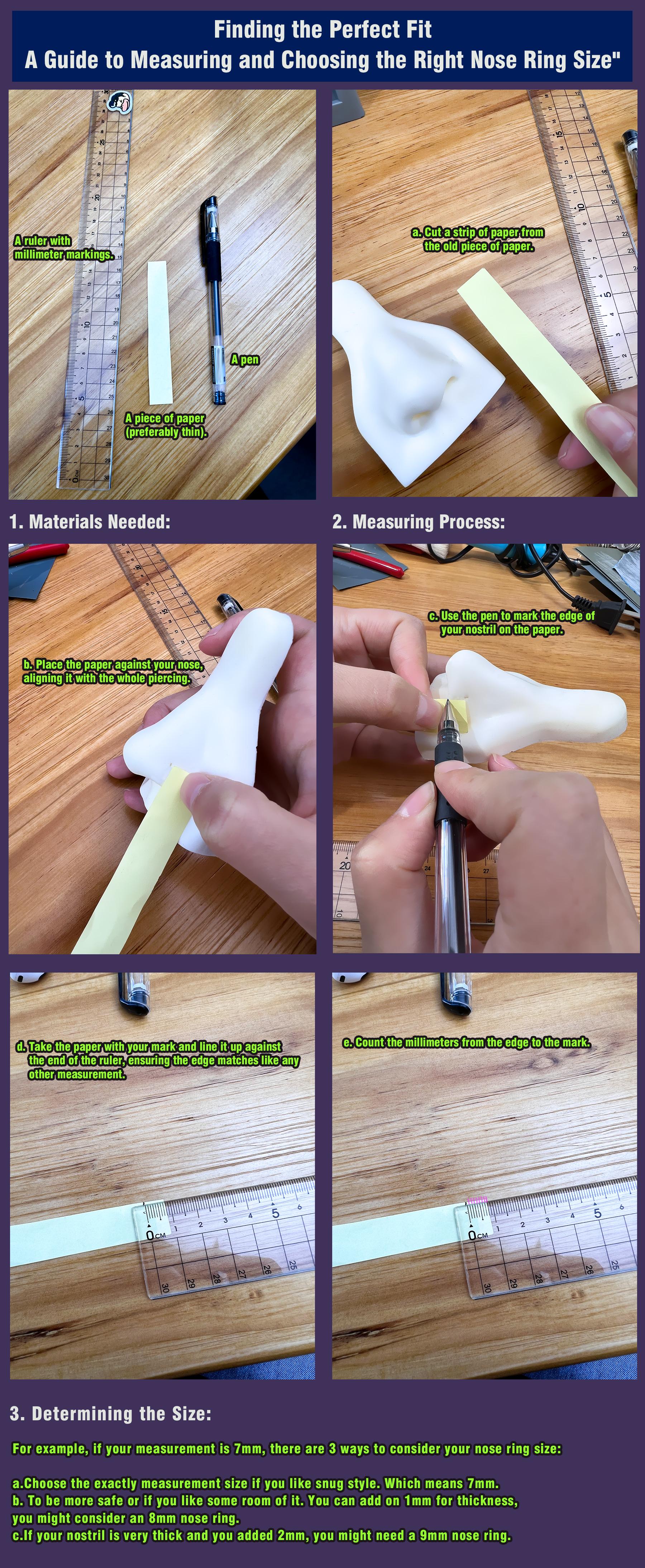 OUFER 20G Micro Gem CZ Hinged Nose Nostril Piercing Hoop Ring 316L Stainless Steel Body Jewelry Black Purple Pink Green Blue Inner Diameter 5mm-12mm Artificial Zircon