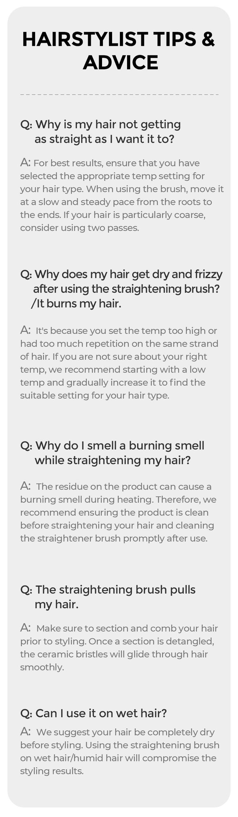 TYMO IONIC PLUS 2X PLUS hair straightener brush with 16 temps settings for all hair types Styling