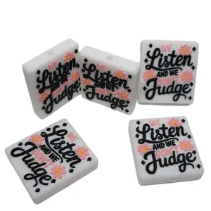 We listen and we don't judge silicone focal double sided