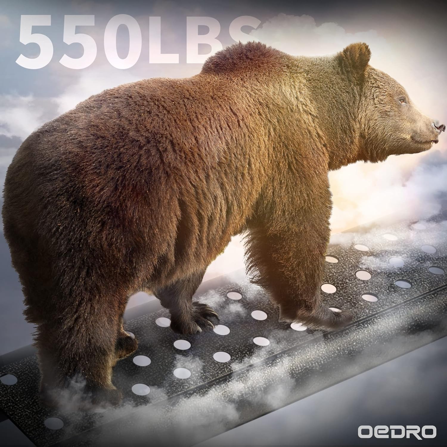 YITAMOTOR Wheel to Wheel Tacoma Running Boards Compatible with 2005-2023 Double Cab with 4 Full-Size Doors - Bed Access Side Steps with Two Stairs Nerf Bar