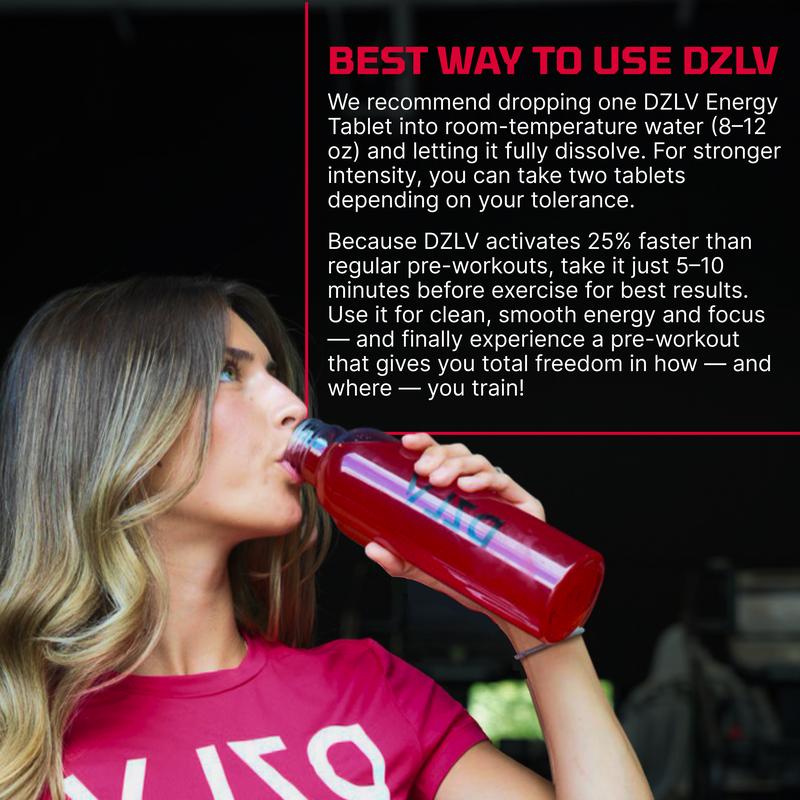 DZLV - The Original Dissolvable Preworkout Tablet (30 Servings)