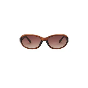 Otra Elsa Sunglasses in Trans Maple & Brown Fade
