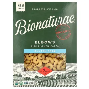 Bionaturae Gluten Free Rice & Lentil Pasta, Elbows, 12 oz (340 g)