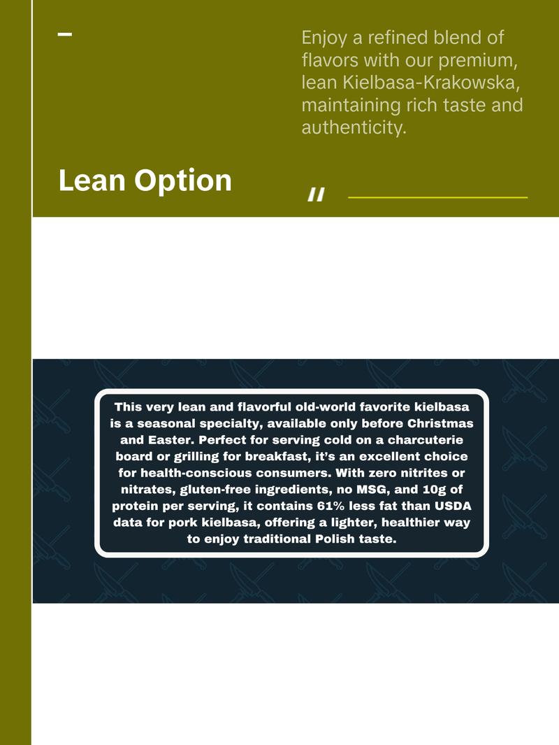 Kielbasa - Krakowska – A Lean Take on a Polish Classic