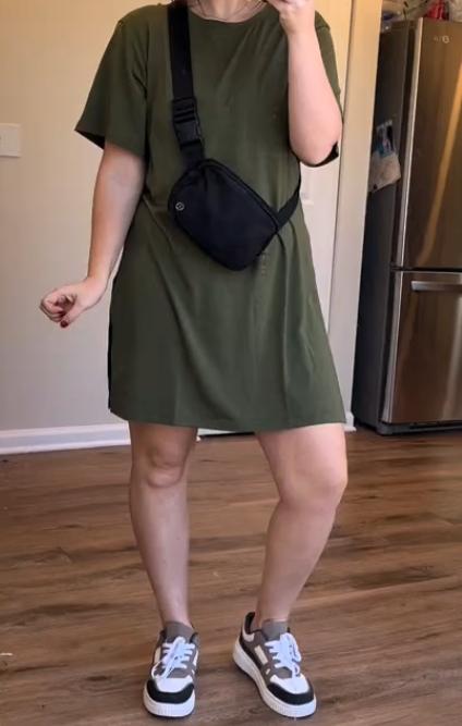 Women Plus Size 2 Piece Outfits  Lady Basic Crewneck Short Sleeve Tunic Tops and Skinny Biker Shorts Sets Tracksuits Casual Soft Womenswear