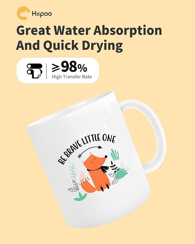 Sublimation Paper 8.5x11 Inch, Work with Sublimation Ink and E Sawgrass Inkjet Printers for Mugs T-Shirts Light Fabric and Other Sublimation Blanks (110 Sheets, 120G) (A-8.5x11)