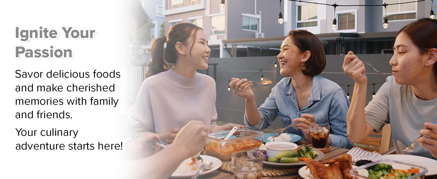 Duralon Non-Stick Cookware 3-Piece Set - 8”, 10”, 12” Frying Pans