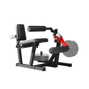 Leg Extension and Curl Machine - 700 LBS Capacity Leg Extension Curl Machine for Home Gym, Hamstring Curl, Hip Thrust & Calf Raise, Heavy-Duty Lower Body Workout Equipment,Red&Black