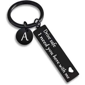Drive Safe Keychain for Boyfriend, Personalized Keychain - Perfect Gift for Birthday,Various Patterns,Christmas gifts,stocking stuffers,men's accessories Outdoorfun