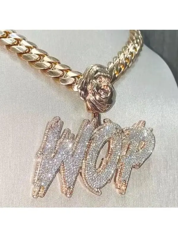 Custom VVS Moissanite Pendant