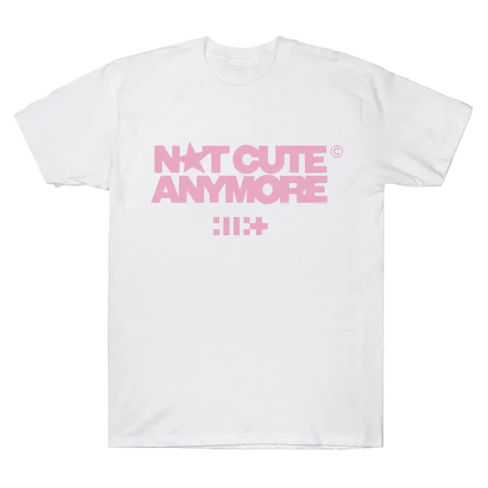 ILLIT Not Cute Anymore Album T Shirts ILLIT Girl Band T-shirt Korean Fashion Summer Women Men Short Sleeve Casual Cotton Y2K Tee graphic tees