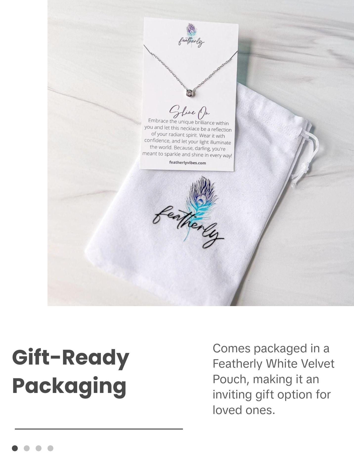 Shine On - CZ Bezel-Set Solitaire Necklace