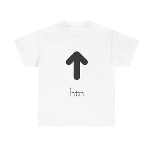 High Tier Normie T-Shirt | Minimal Arrow Graphic Tee, Simple Symbol Top