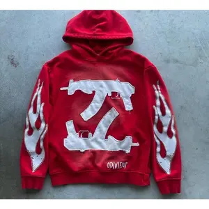 Y2k Graphic Hoodie Pullover Drop Shoulder Long Sleeve Hoodie Sweatshirt Top Pants