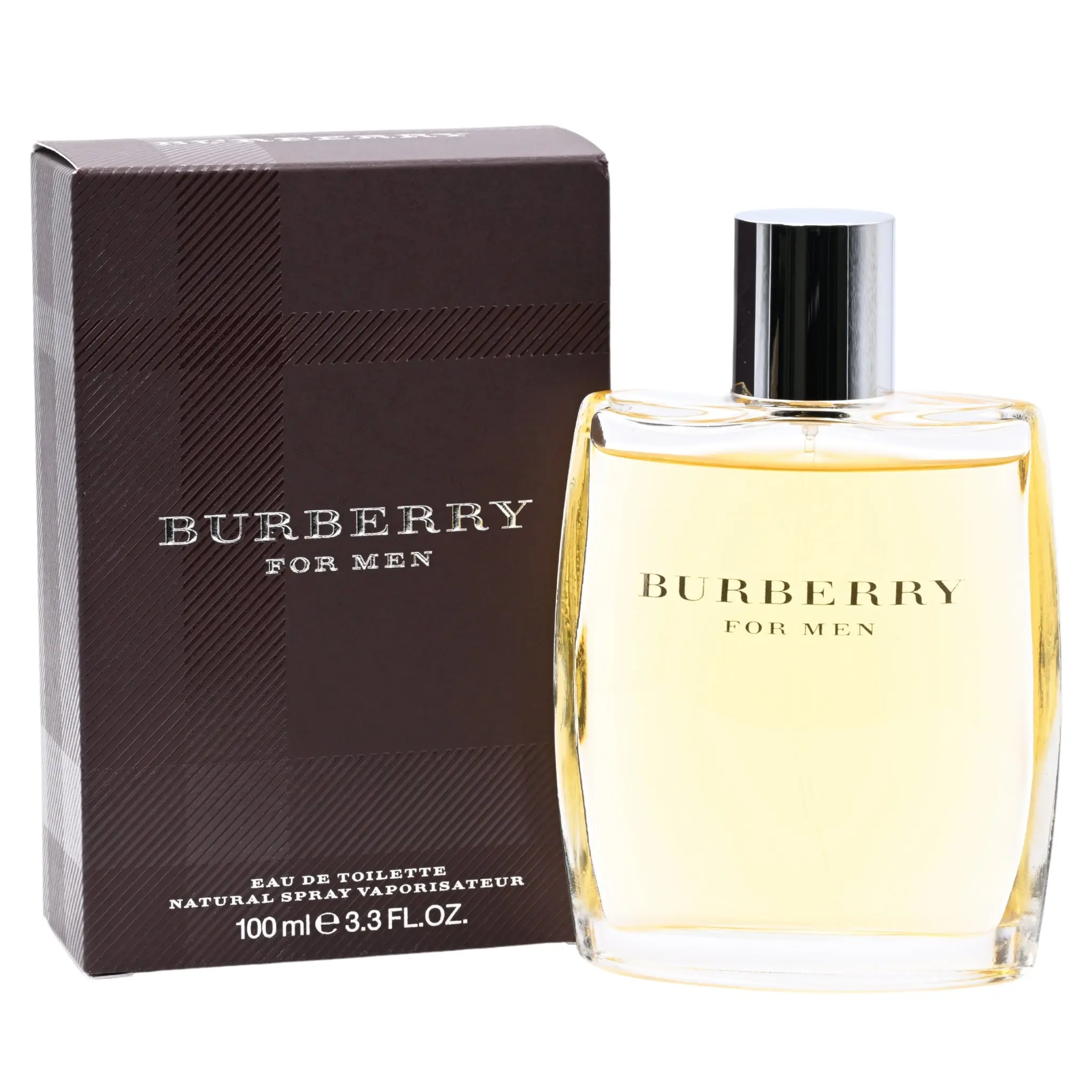 BURBERRY Men's Classic Woody Aromatic Alcohol-Based EDT Perfume Spray - 3.4 fl oz (3-3.9 fl oz), Distinct Woody Aroma, Soft Musk Finish, Sandalwood Depth, Cedar, Vanilla Notes, Signature Masculine Scent, Aromatic Luxurious Fragrance, Birthday Gift Option