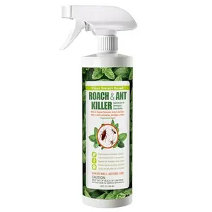 EcoVenger Roach & Ant Killer 16OZ, Kills on Contact, Extended 4-Week Deterrence, Kills Cockroaches, Ants & Other Indoor & Outdoor Crawling Insects, Peppermint Oil, Non-Toxic, Safe for Children & Pets