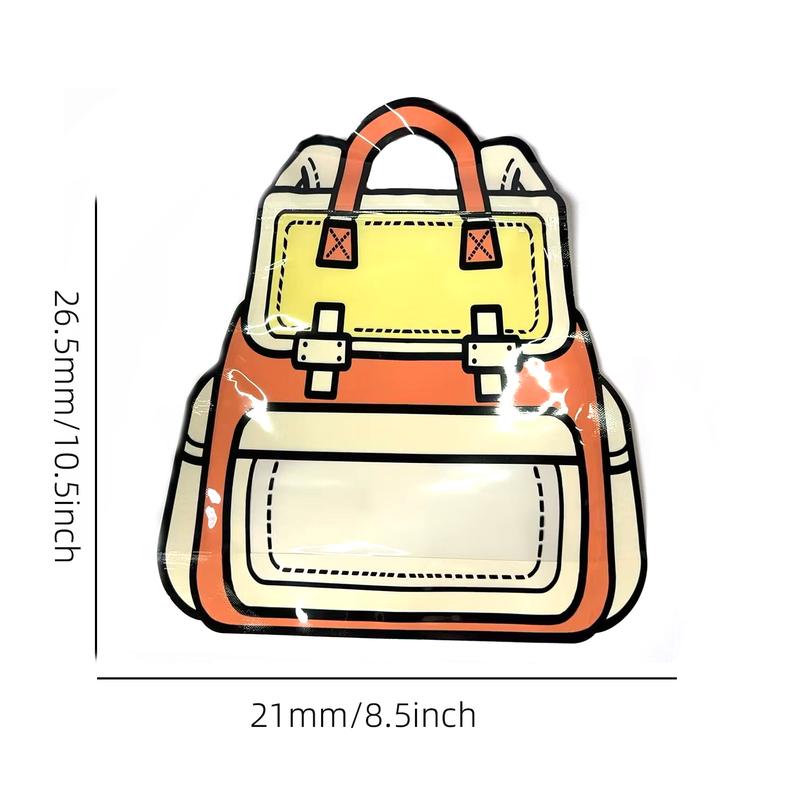 【B11】Bag Cartoon Animal Printing Packaging Bags Cute Colorful Plastic Self-Sealing Bags