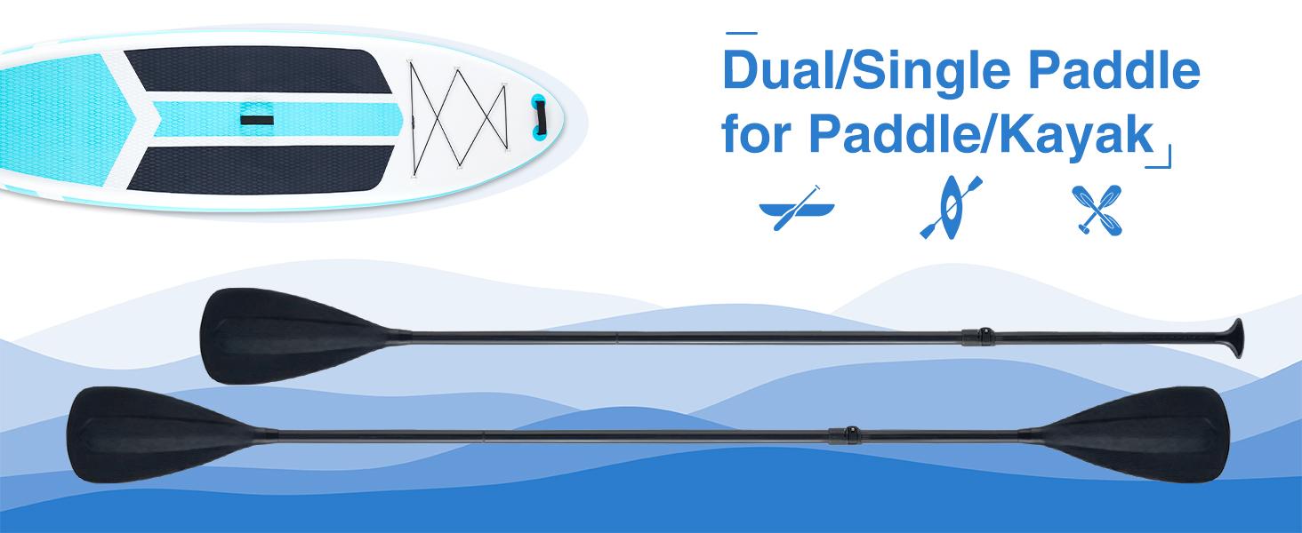 Premium SUP Inflatable Stand Up Paddle Board with 2-in-1 Paddle, Wide Stable Design, Non-Slip Comfort Deck for Adults & Youth, Non-Slip Comfort Deck