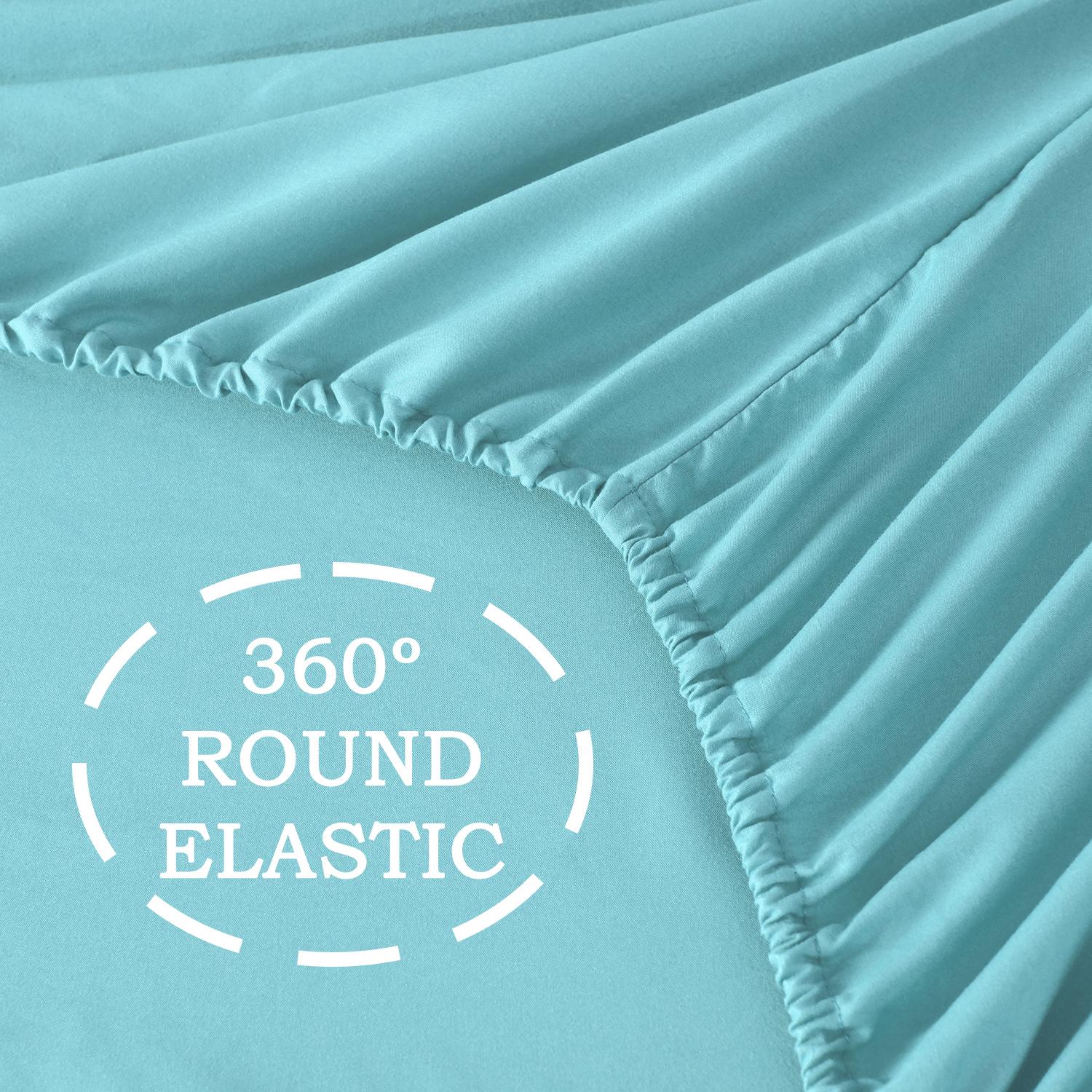 4 Piece sheet Set - Breathable & Cooling - Hotel Luxury bed sheets - Extra Soft, Deep Pockets, Easy Fit, Wrinkle Free 4 Piece sheet Set - Breathable & Cooling - Hotel Luxury bed sheets - Extra Soft, Deep Pockets, Easy Fit, Wrinkle Free