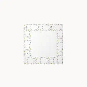 Framed in Florals White Bandana
