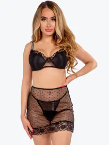 Plus Size Dianna Underwire Bra & Skirtini Set