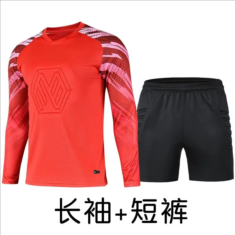 8008- Red long sleeves+shorts