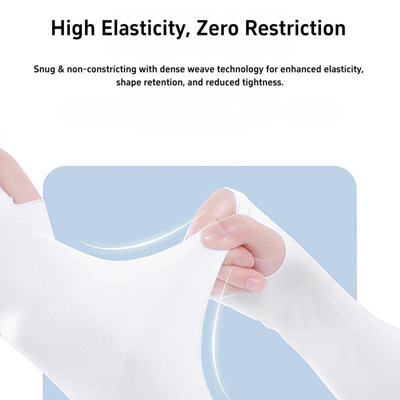 JointlyCreating Sun Protection 30cm Length Ice Silk Arm Sleeves High Elasticity Cooling Cuffs For Outdoor Sports Cycling Fitness Beach Holiday Daily Wear Designed For Women / Women’s