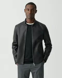 Theory Men’s Morvek Leather Zip Jacket