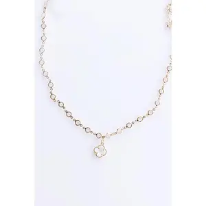 Charming Smile Necklace in Clear