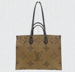 Pre-owned canvas Tote Bags Louis Vuitton Monogram Reverse Giant OnTheGo GM