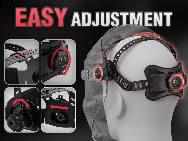 YESWELDER LYG-L600A-LT True Color Auto Darkened Welding Helmet | Anti-Blue Light Welding Mask with 2 Sensors | Wide Shade 4/9-13 Welding Hood for TIG MIG ARC Grinding