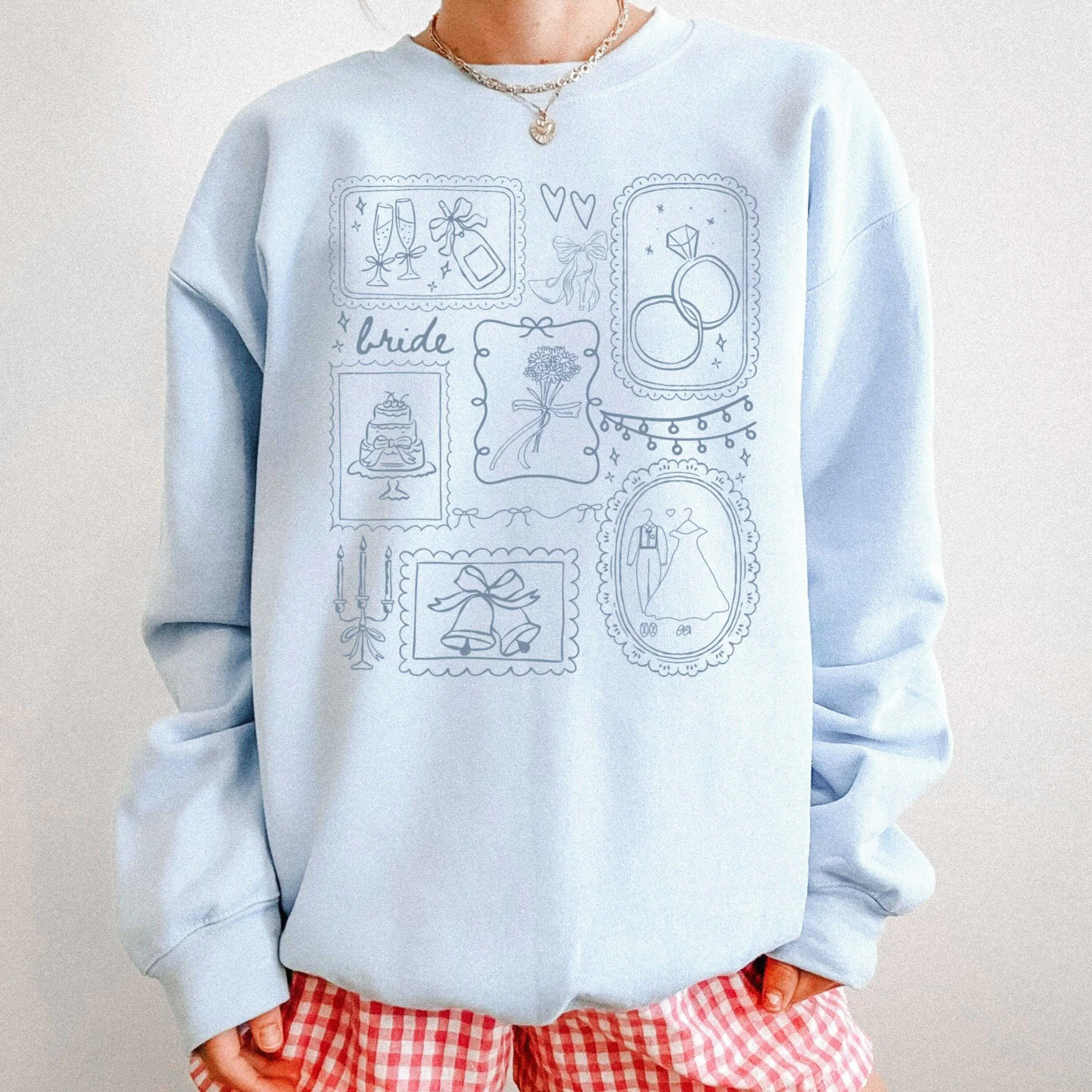 Bride Sweatshirt, Bride Shirt, New Bride Shirt, Bridal Shower Gift, Wedding Gift for Her, Gift for Fiance, Wifey Shirt, New Mrs Shirt, Wife
