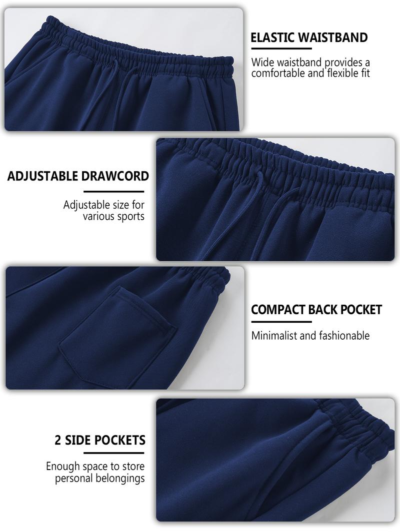 CCCMAI Men's Threaded Basketball Pants Spring/Autumn Lightweight Loose Fit Casual Knit Joggers Menswear Day Sports Stylish Sweatpants Thin Outfit Beige Trouser Plain