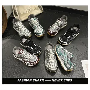 Men's and women's new retro dad shoes, thickened sole, mesh breathable sports shoes, training shoes Plus size shoes Sneaker Casual Footwear Trainer Running