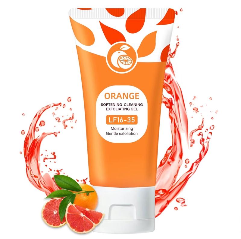 Orange Enzymes Exfoliating Gel 50G LF16-35French Enzyme Dead Skin Remover for Even SkinTexture Deep Cleansing Patches