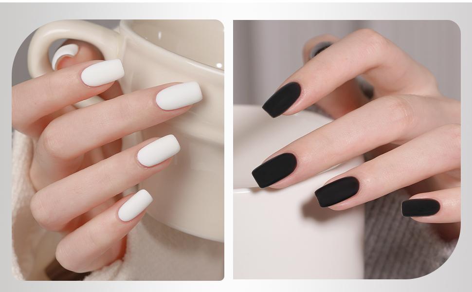 GAOY Matte Gel Top Coat, 16ml Powder-Resist Matte Finish for Detail Chrome Powder Painting Long Lasting UV Gel Nail Art DIY