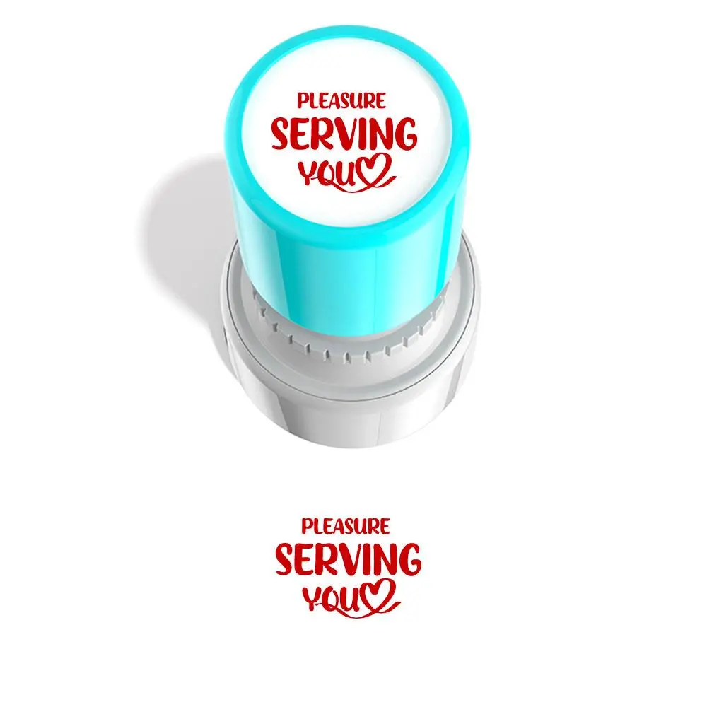 Service Stamp, 1 Count Funny Message Humorous Messages Fun Phrases Receipt Stamp, Durable Stamp for Daily Office Use, Office Stationery & Supplies, Pleasure