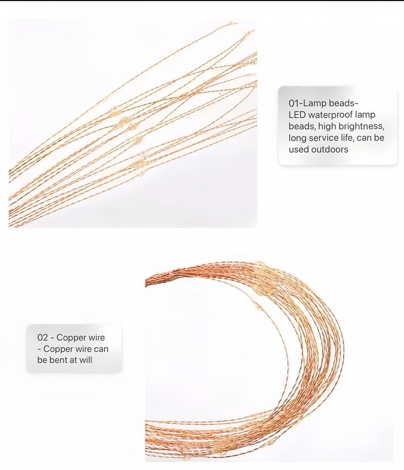 2/4/6pcs Solar Powered 120LED Pole Fireworks Lights, Outdoor Waterproof Garden Lights, 8 Lighting Modes, Patio, Balcony B&B Scenario Camping Party Decoration, Carnival Outdoor Summer Ambient Lights