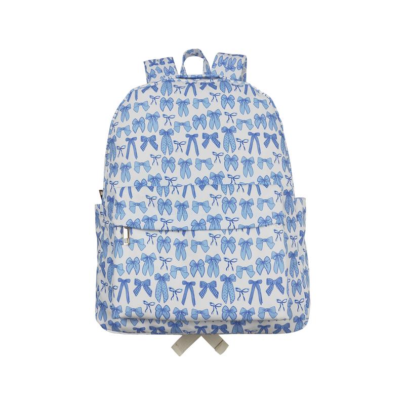 Cute Bow Printed Kids Girls Backpack - Perfect Back to School Bag