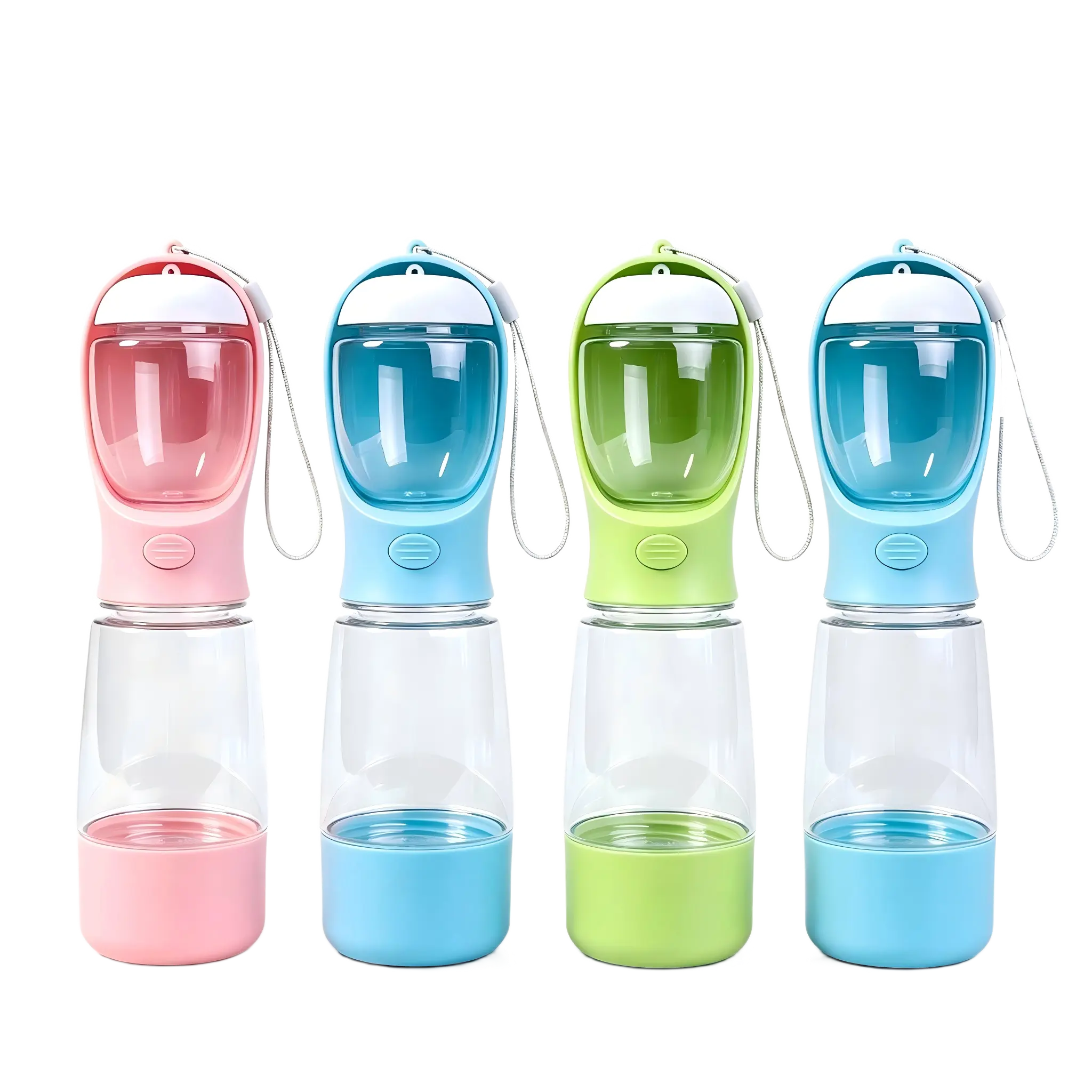 Pet Multi-Purpose Water Bottle - Dog & Cat Feeding Accessory for Holding Water, Food, and Garbage Bags