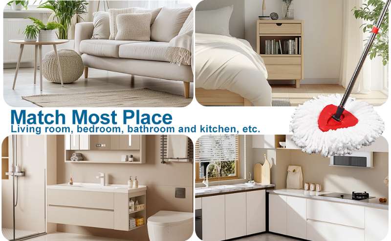 4 Pack Mop Heads Replacements, Compatible with 0 Cedar Easywring 1-Tank System Easy Wrin Spin MopsTriangle Swivel Microfiber Mops, Washable & Easy to Replace 4 Pack Mop Heads Replacements, Compatible with 0 Cedar Easywring 1-Tank System Easy Wrin Spin MopsTriangle Swivel Microfiber Mops, Washable & Easy to Replace