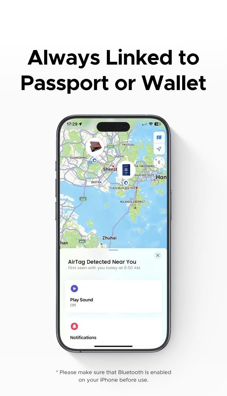 UGREEN FineTrack Slim Smart Finder Compatible with Apple Find My (iOS Only), Wallet Finder, IP68 Waterproof Rechargeable Bluetooth Tracker Card-Button Device Magnetic,TikTokShopBlackFriday ,Tiktokshopstockup