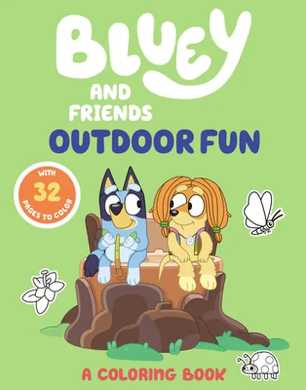 Licensed Auth Bluey and Friends English Coloring Activity Book for Kids - Penguin Young Readers Paperback with Coloring Pages, Fun Activities for Family Road Trips, Rainy Days