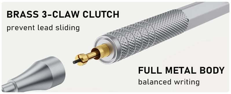 Four Candies Back to School 5PCS Metal Art Mechanical Pencil Set 3PCS Drafting Pencils 0.5 0.7 0.9MM & 2PCS 2MM with 420PCS Leads for Writing Sketching Drawing School Stationery Set Four Candies Back to School 5PCS Metal Art Mechanical Pencil Set 3PCS Drafting Pencils 0.5 0.7 0.9MM & 2PCS 2MM with 420PCS Leads for Writing Sketching Drawing School Stationery Set