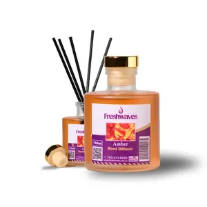 Freshwaves Amber Element Diffuser 150ml - Compact 150ml Capacity with Amber Element for Home & Office Use