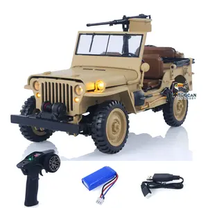 HG 1/14 2.4GHZ Open-top Remote Control Military Car HG4 58 RC Off Road Vehicle 4WD Combat Model Toys 2Speed Smoke Battery Radio